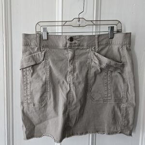 Democracy Tan Mini Skirt